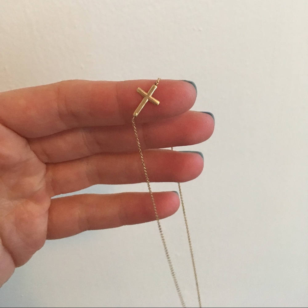 Gold Cross Necklace
